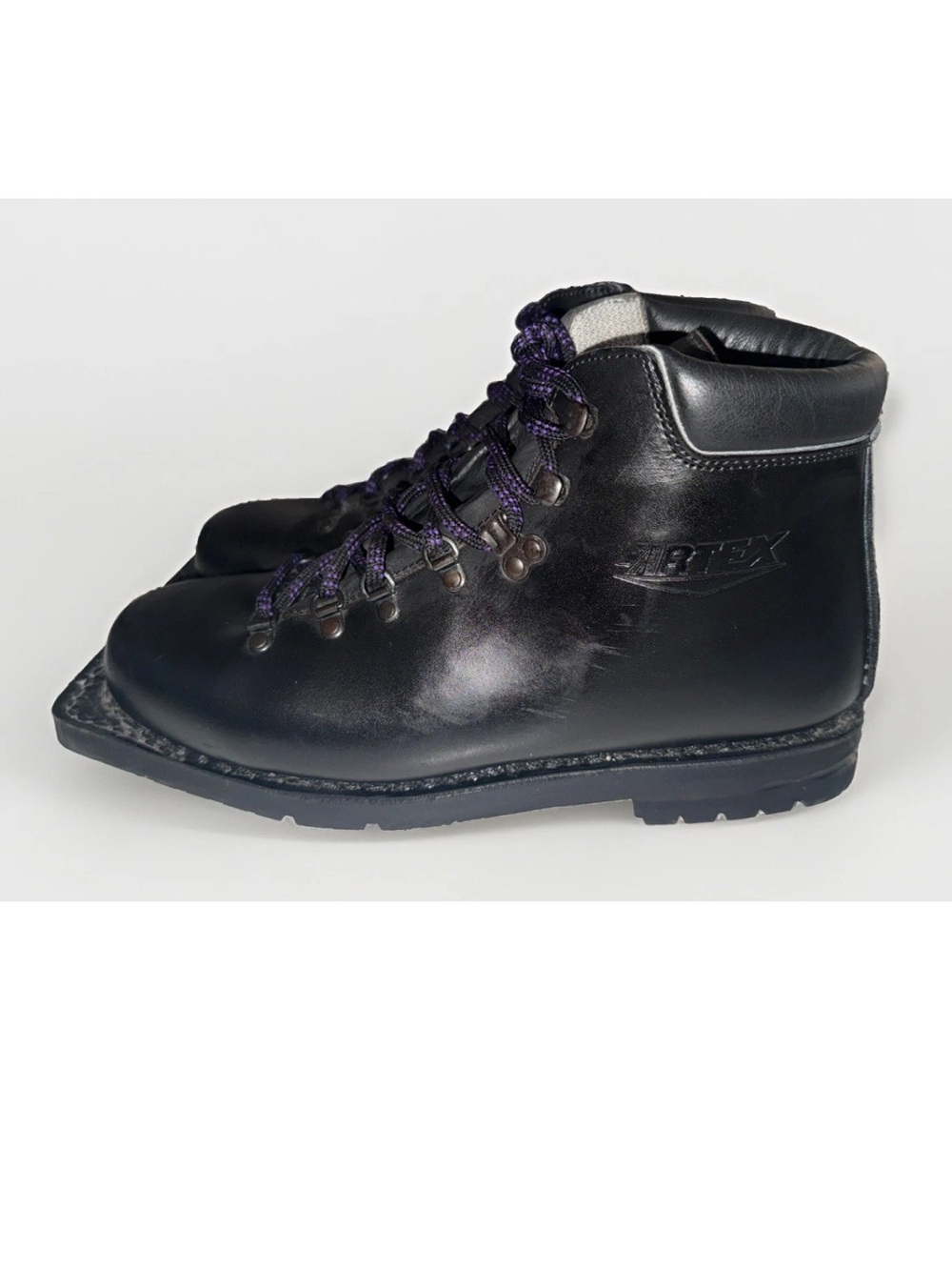 ARTEX All-Leather Nordic Telemark 75mm 3-Pin Boots US Men's Size 11